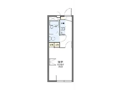 レオパレスMK(1K/2階)の間取り写真