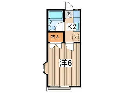 ピアハウス瀬谷(1K/1階)の間取り写真