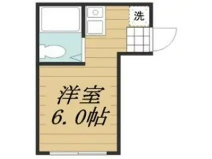 コーポ方南町(ワンルーム/1階)の間取り写真