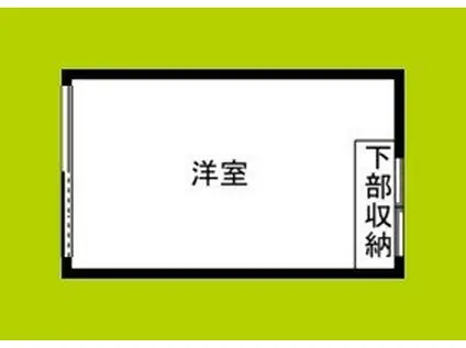 万葉ビル(ワンルーム/2階)の間取り写真