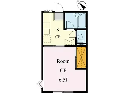 コンフォート桜台(1K/2階)の間取り写真