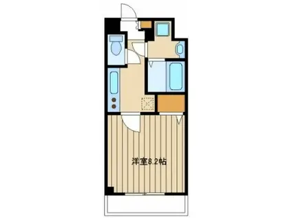 LA VILLAGE NOUMEA(1K/4階)の間取り写真