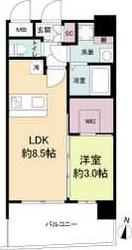 セレニテ西中島アリア壱番館(1LDK/5階)の間取り写真