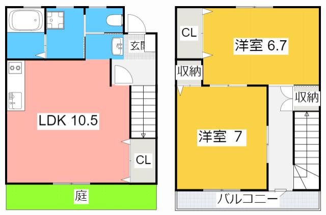 メゾネット椿南棟