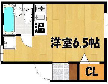 ルミナス(ワンルーム/1階)の間取り写真
