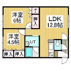 ドリームズテラス(2LDK/3階)の間取り写真