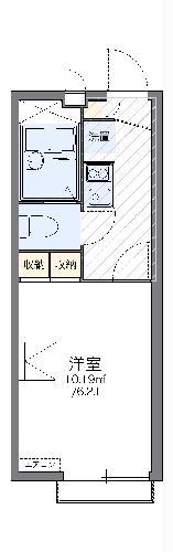 レオパレスアイアイ(1K/2階)の間取り写真