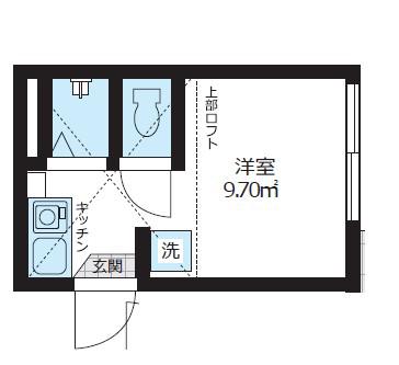COZY HOUSE KOMAZAWA(ワンルーム/1階)の間取り写真