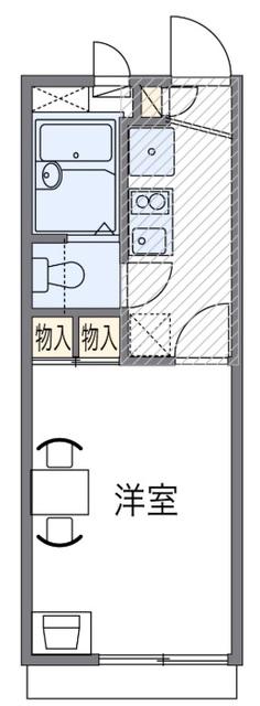 地下鉄谷町線 八尾南駅 徒歩20分 2階建 築25年(1K/2階)の間取り写真