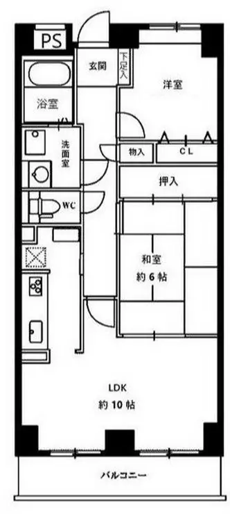 Jパレス桜台 5階階 間取り