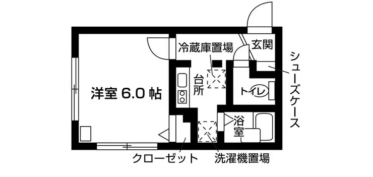 NASIC武蔵境 4階階 間取り