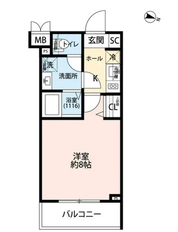 プレール・ドゥーク練馬II 2階階 間取り