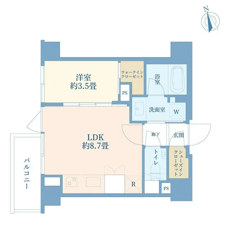 ピアース代々木上原 2階階 間取り