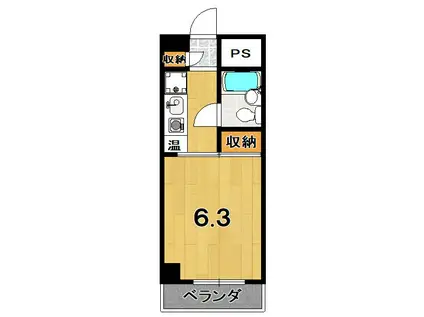 TIERRA(1K/1階)の間取り写真