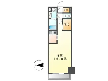 VIARE STORIA(ワンルーム/4階)の間取り写真