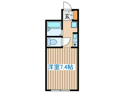 SFORZO(ワンルーム/2階)の間取り写真