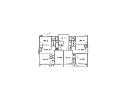 クレスト和敬B棟(3DK/1階)の間取り写真