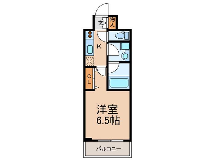 ラポール上板橋(1K/3階)の間取り写真