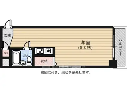 DICE BLDG.大手町Ⅰ(ワンルーム/5階)の間取り写真