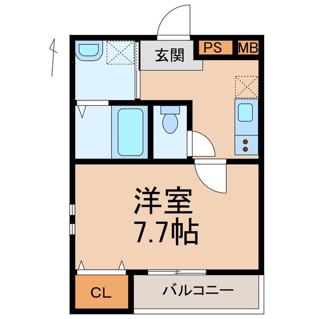 フジパレス和歌山太田III番館(1K/1階)の間取り写真