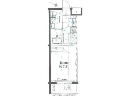AZEST志村三丁目III(1K/4階)の間取り写真