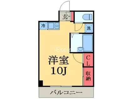 アンシャンテ21(ワンルーム/3階)の間取り写真