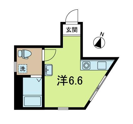 COSTA DEL SOL方南町(ワンルーム/3階)の間取り写真