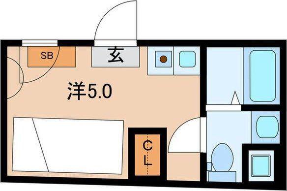 HJ PLACE UENO(ワンルーム/3階)の間取り写真