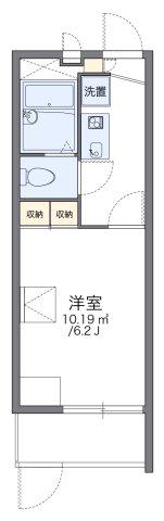 レオパレスシャンテ三国本町(1K/1階)の間取り写真