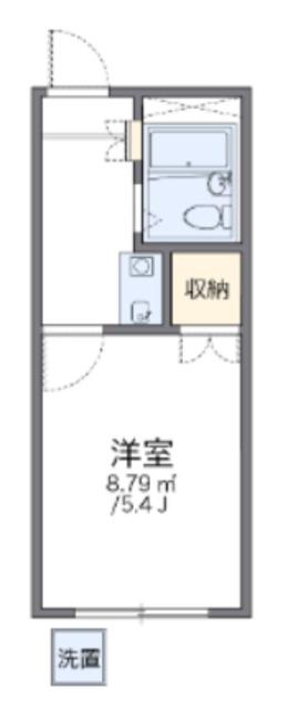 レオパレス井荻第2(1K/1階)の間取り写真