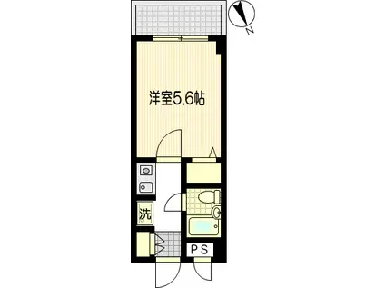 アーバンヒルズマンション日吉(1K/3階)の間取り写真