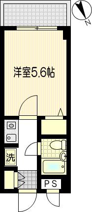 アーバンヒルズマンション日吉(1K/3階)の間取り写真