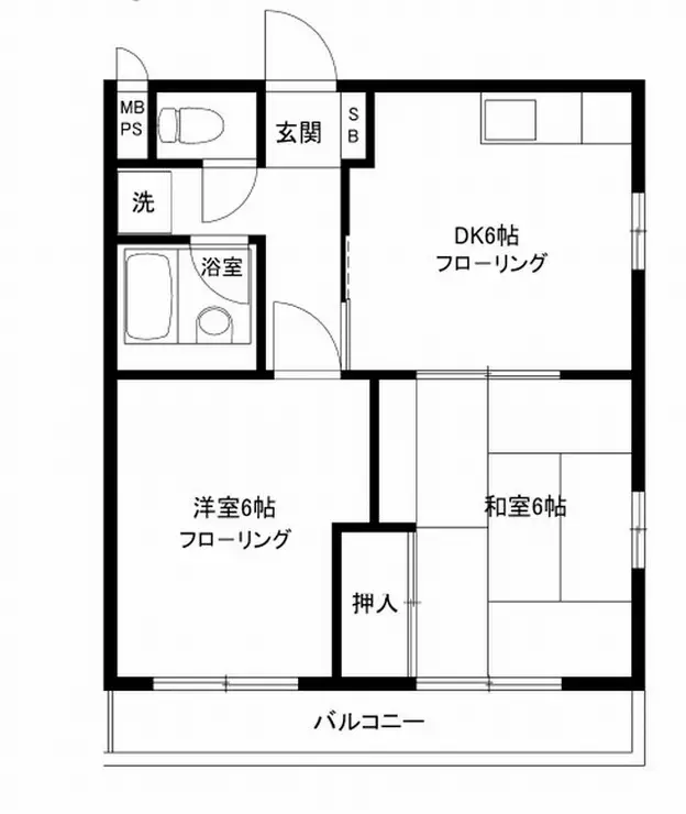 ユーアイマンション 2階階 間取り