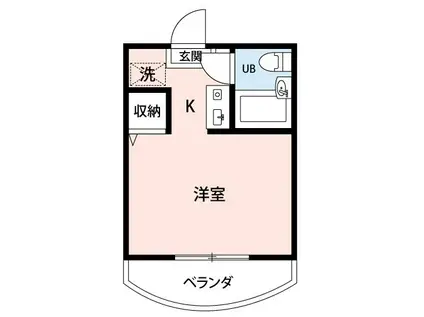 トラカーサ日吉(ワンルーム/1階)の間取り写真