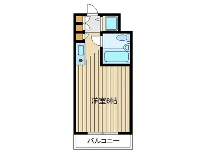 エルハイツ成増ウエスト(ワンルーム/1階)の間取り写真