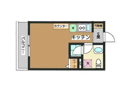 MAISON・OLIVE(ワンルーム/1階)の間取り写真