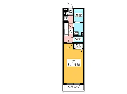 リブリ・SAOTOME(1K/3階)の間取り写真