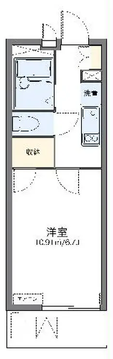 レオパレスブリロ上戸田 2階階 間取り