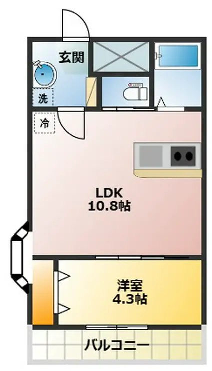 パレスジョージタウン 3階階 間取り