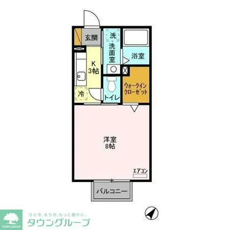 デルニエ 1階階 間取り