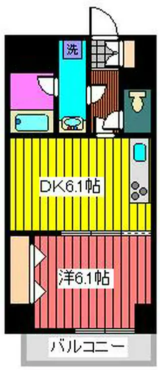 朝日板橋駅前マンション 8階階 間取り