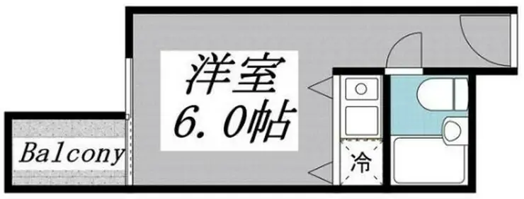 ソフトタウン赤坂 6階階 間取り