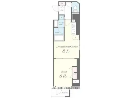 JPT RESIDENCE(1LDK/3階)の間取り写真