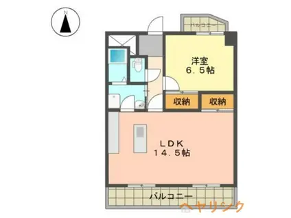 リーブ田の上(1LDK/4階)の間取り写真