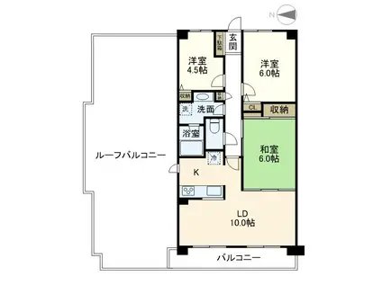 モアステージ戸塚(3LDK/7階)の間取り写真