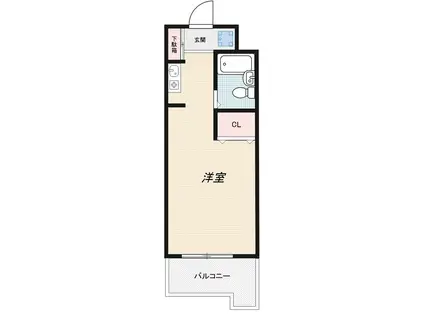インプルーブ高井戸(ワンルーム/5階)の間取り写真