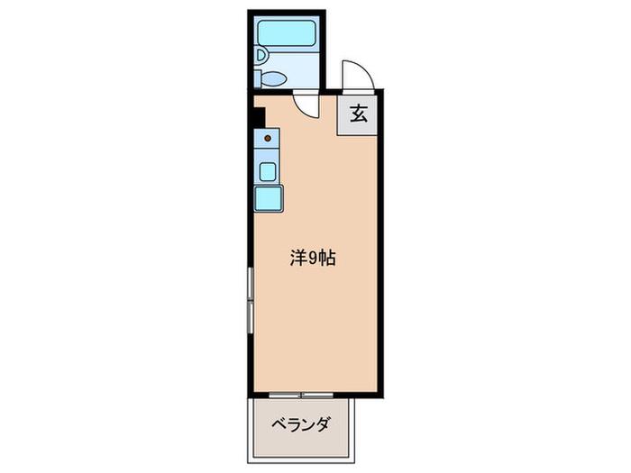 天七ハイツ淀(ワンルーム/3階)の間取り写真