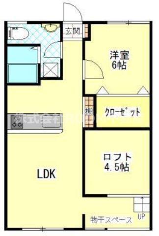 CAT BOX LOFT A・B(2LDK/2階)の間取り写真