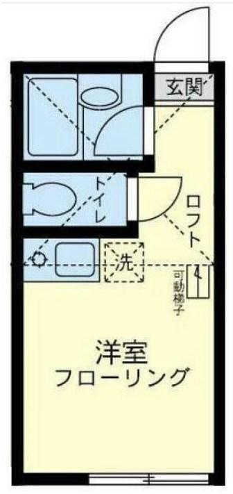 ユナイトHEMIアイザックの杜(ワンルーム/1階)の間取り写真