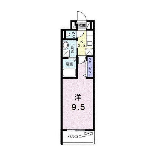 ジュネス エトワール(1K/3階)の間取り写真